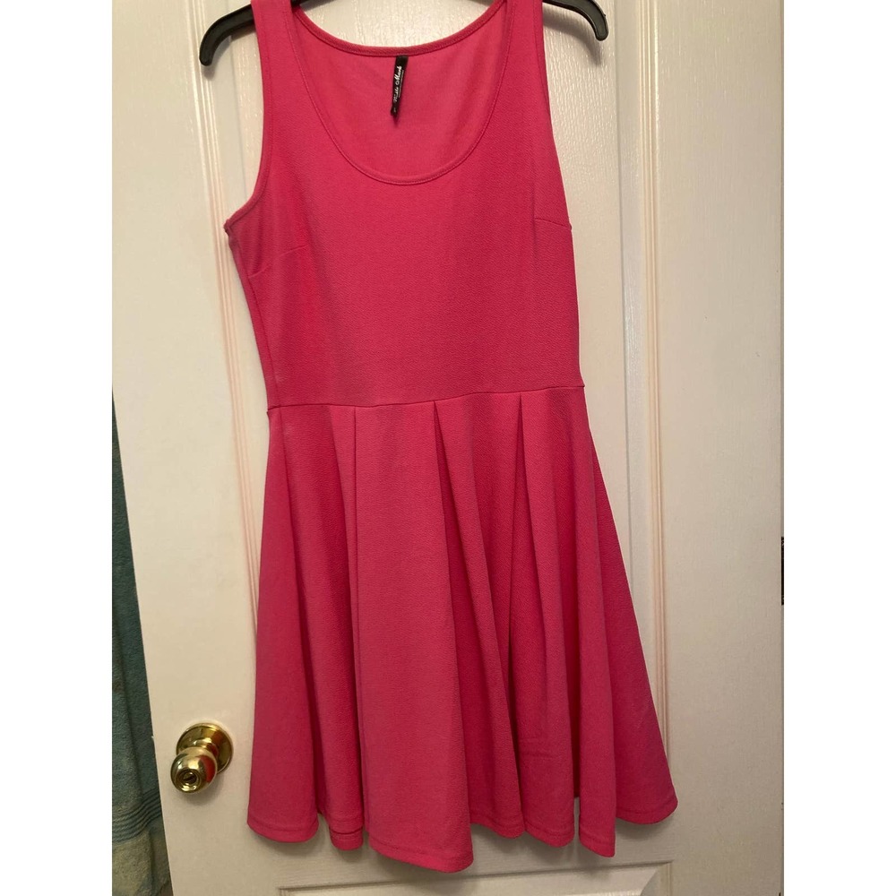 White Mark Women’s dress‎ large pink sleeveless EUC